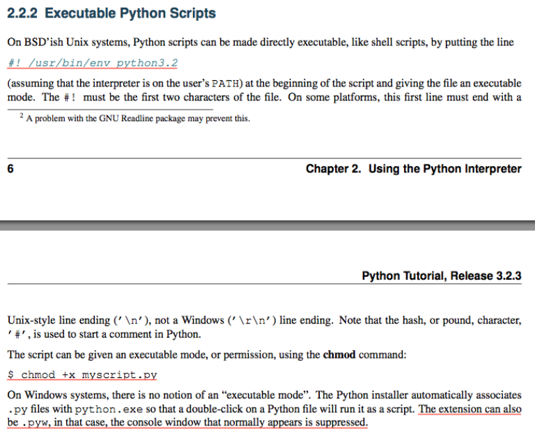 Execuable Python Scripts