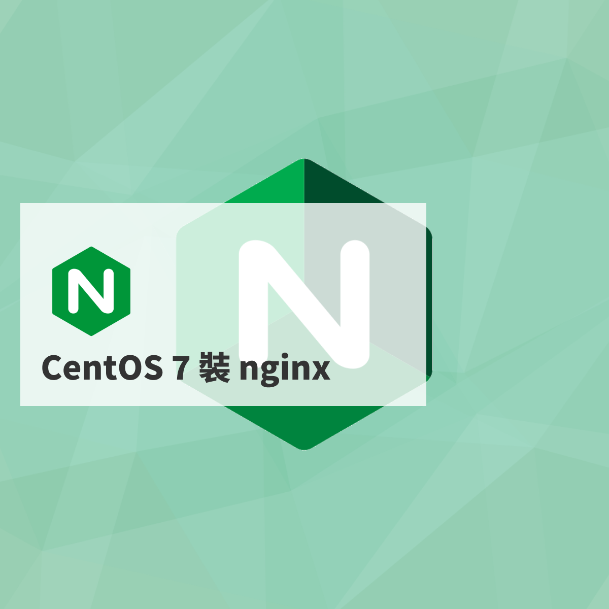 CentOS 7 裝 NGINX