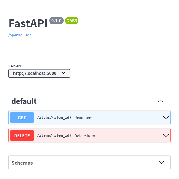 FastAPI - Swagger UI
